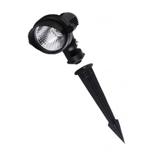 LED ground aluminum shell light w/ spike, 9 watts, 12V, RGB, with