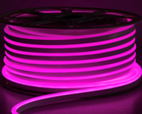 Lumipro M-N6 Series, 6mm led neon rope light, Pink, 12vdc, W6