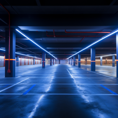 Illuminate the night with Poli LED & Signs' Miami parking lot lights, designed for optimal visibility and energy efficiency.