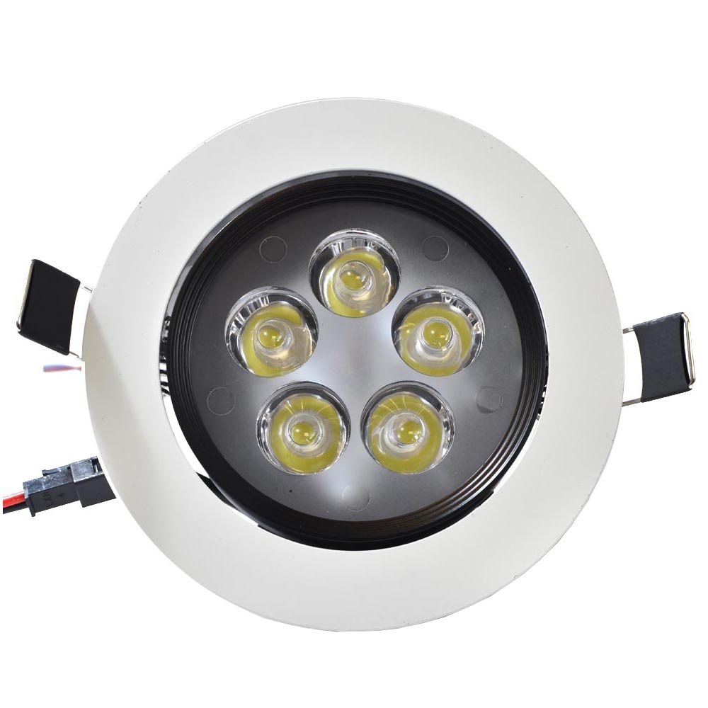 3 Spot encastrable LED intégrée 2 en 1 avec interrupteur Colours Thorold  rond métal chromé IP20 Ø 8,5 cm